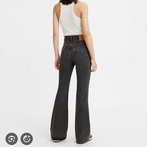 Levi's Black Flare Jeans